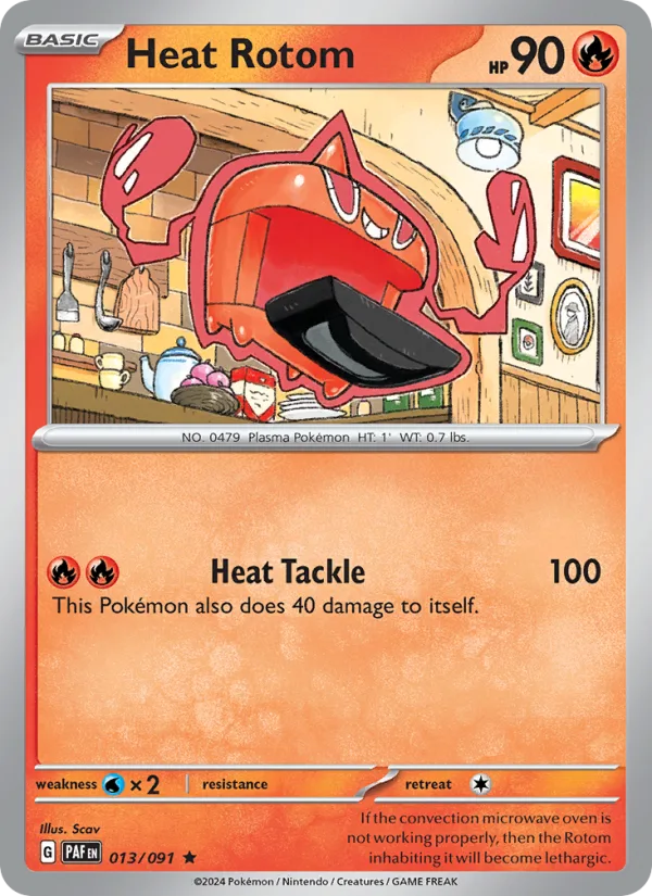 Heat Rotom · Paldean Fates 013/91