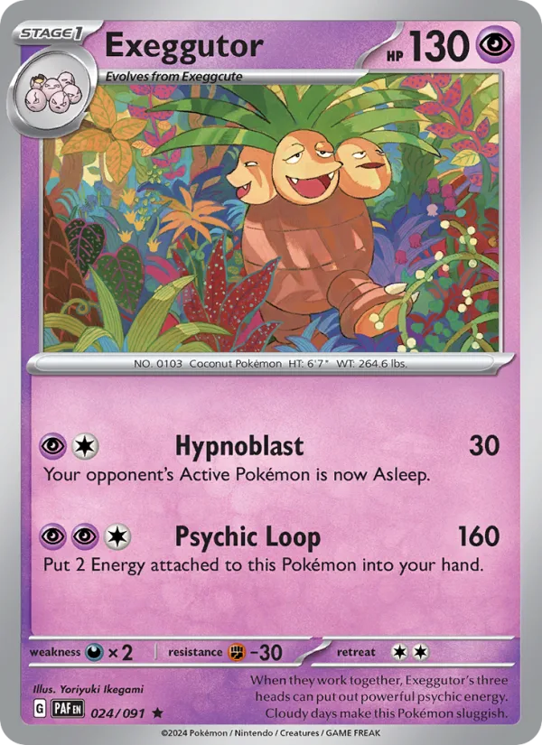 Exeggutor · Paldean Fates 024/91
