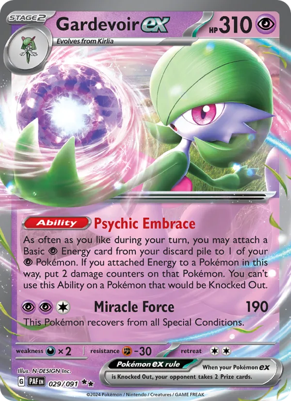 Gardevoir ex · Paldean Fates 029/91