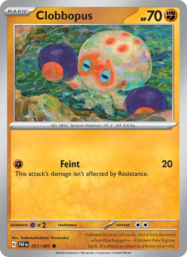Clobbopus · Paldean Fates 051/91