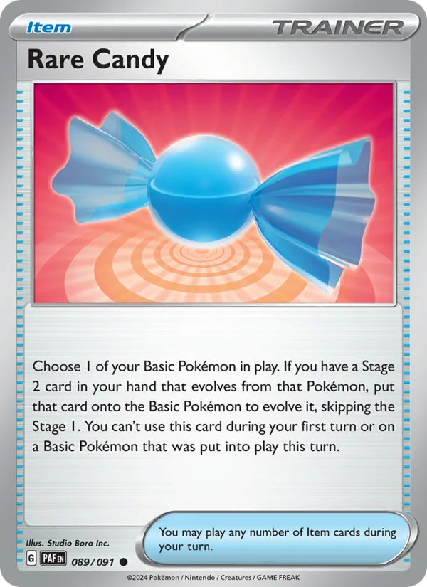 Rare Candy · Paldean Fates 089/91