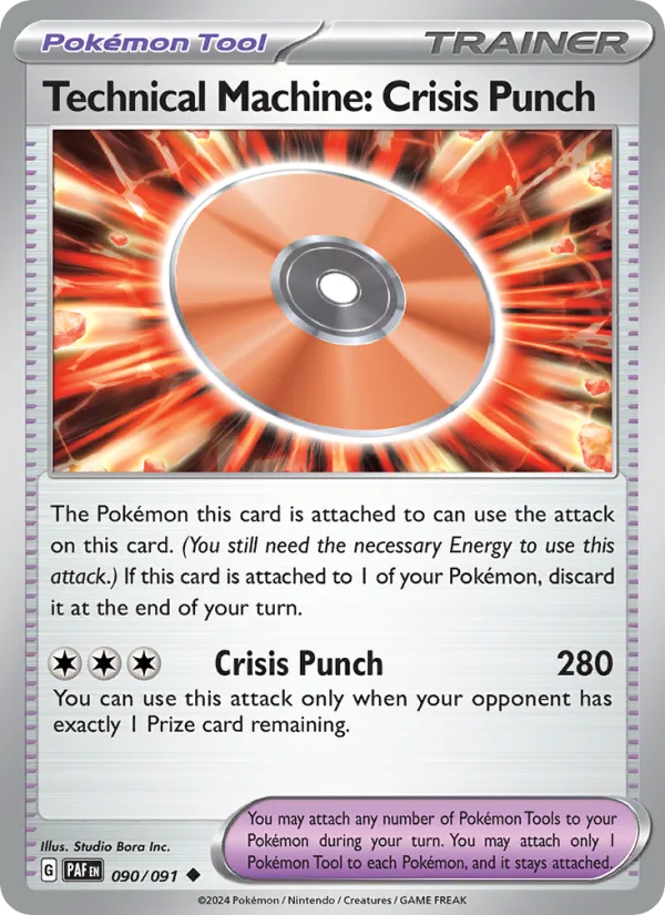 Technical Machine: Crisis Punch · Paldean Fates 090/91