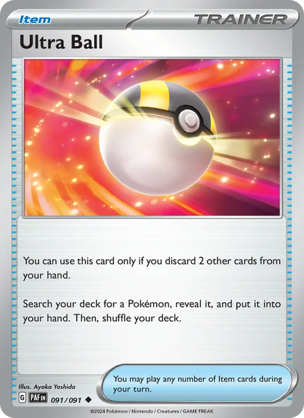 Ultra Ball · Paldean Fates 091/91