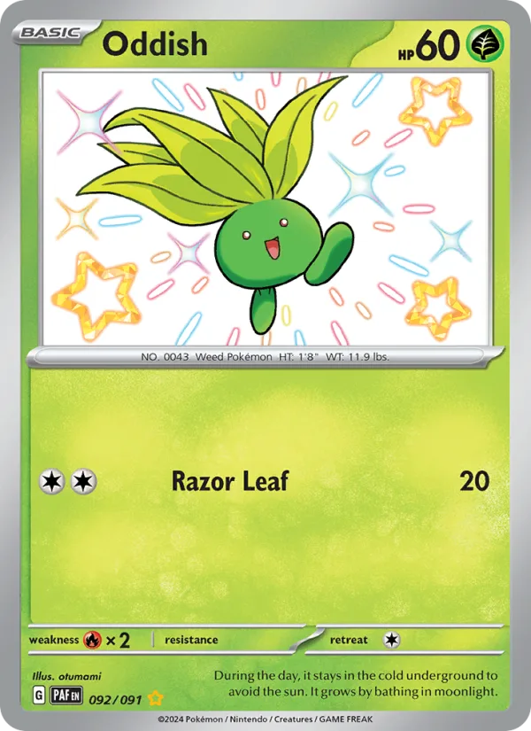 Oddish · Paldean Fates 092/91