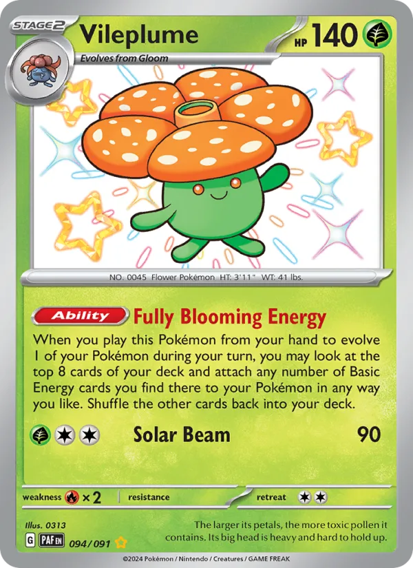 Vileplume · Paldean Fates 094/91
