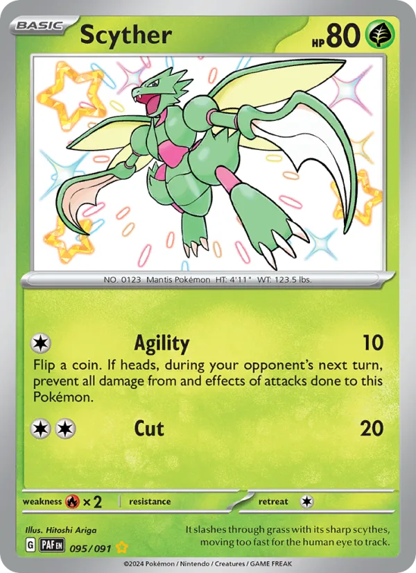 Scyther · Paldean Fates 095/91