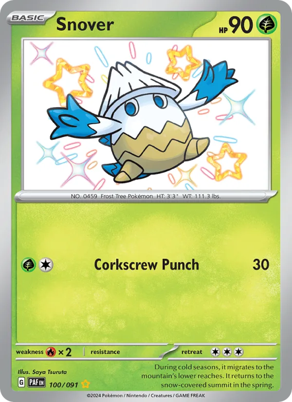 Snover · Paldean Fates 100/91