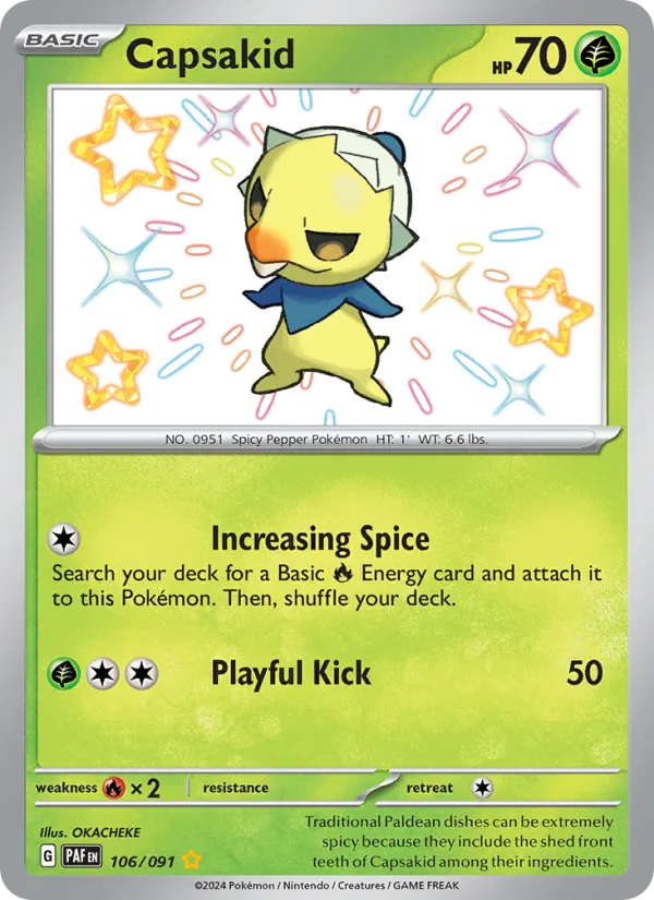 Capsakid · Paldean Fates 106/91