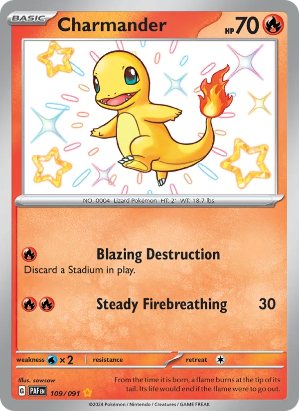 Charmander · Paldean Fates 109/91