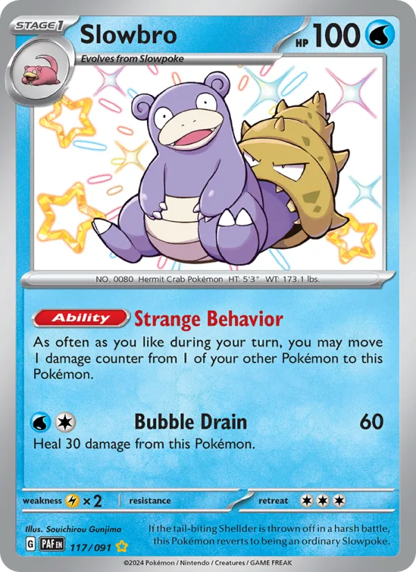 Slowbro · Paldean Fates 117/91