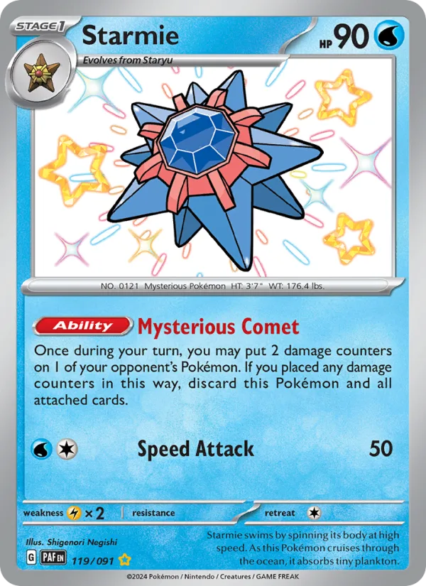Starmie · Paldean Fates 119/91