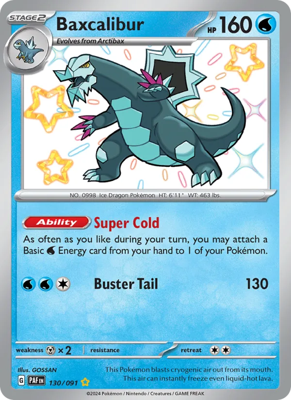 Baxcalibur · Paldean Fates 130/91