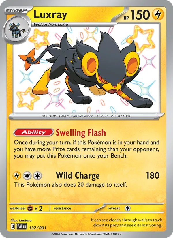 Luxray · Paldean Fates 137/91