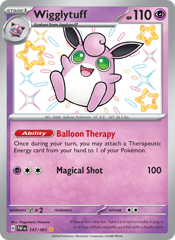 Wigglytuff · Paldean Fates 147/91