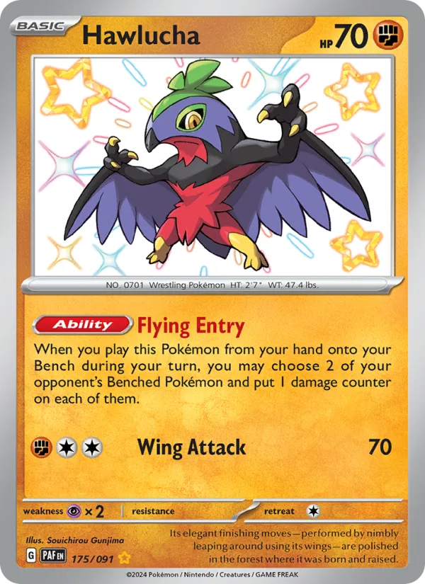 Hawlucha · Paldean Fates 175/91