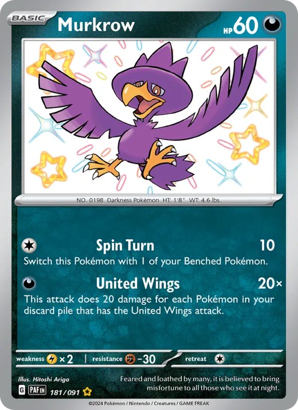 Murkrow · Paldean Fates 181/91