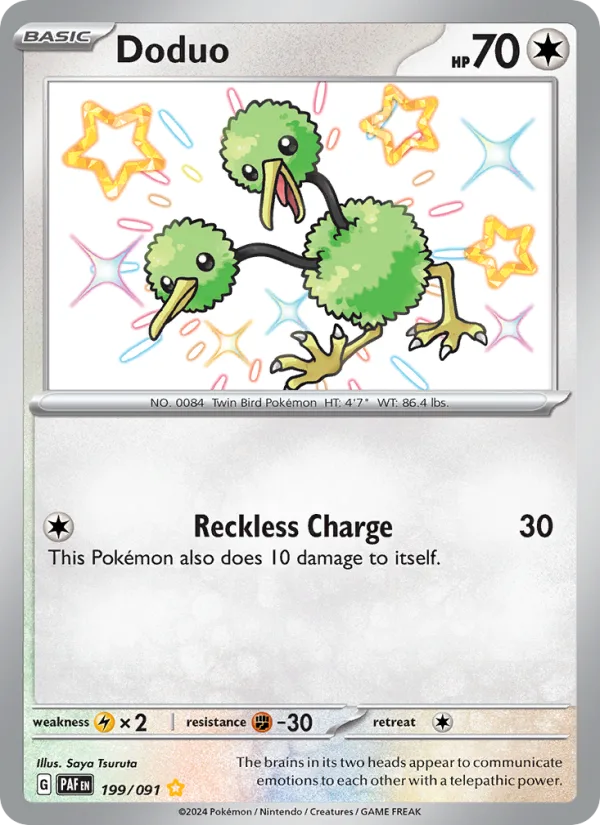Doduo · Paldean Fates 199/91
