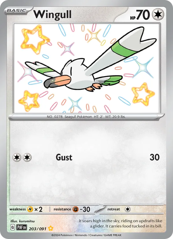 Wingull · Paldean Fates 203/91