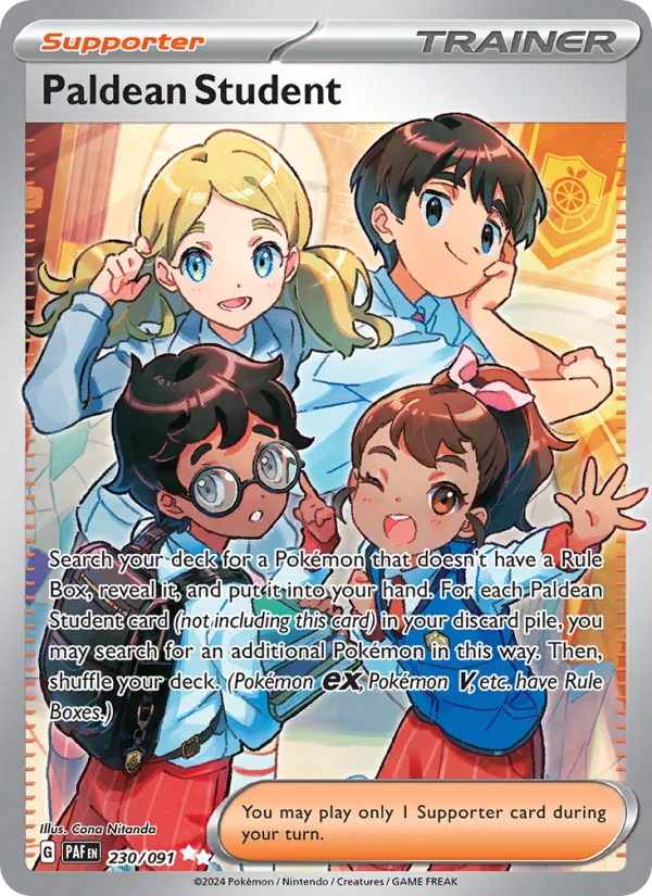 Paldean Student · Paldean Fates 230/91