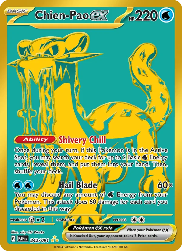Chien-Pao ex · Paldean Fates 242/91