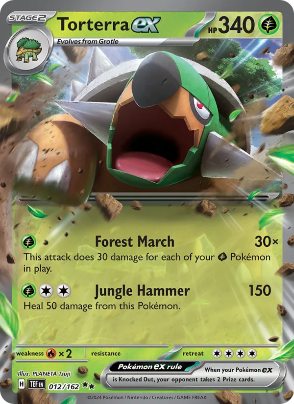Torterra ex · Temporal Forces 012/162