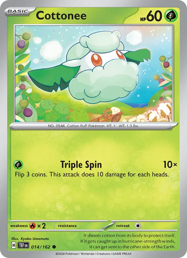 Cottonee · Temporal Forces 014/162