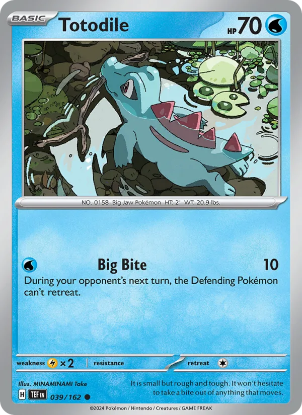 Totodile · Temporal Forces 039/162