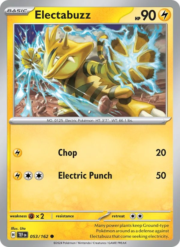 Electabuzz · Temporal Forces 053/162