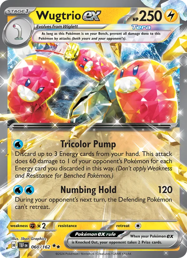 Wugtrio ex · Temporal Forces 060/162