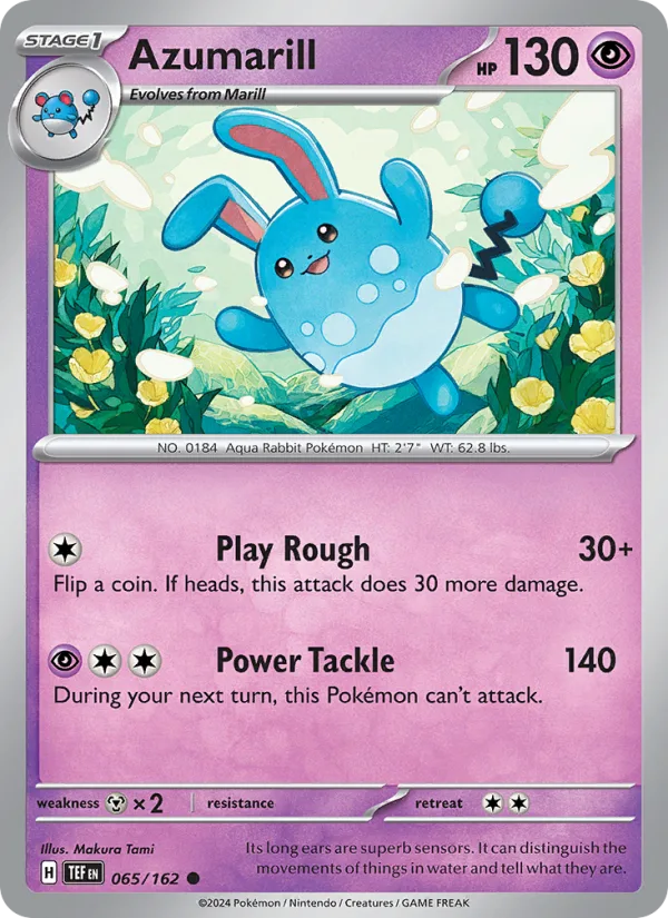Azumarill · Temporal Forces 065/162