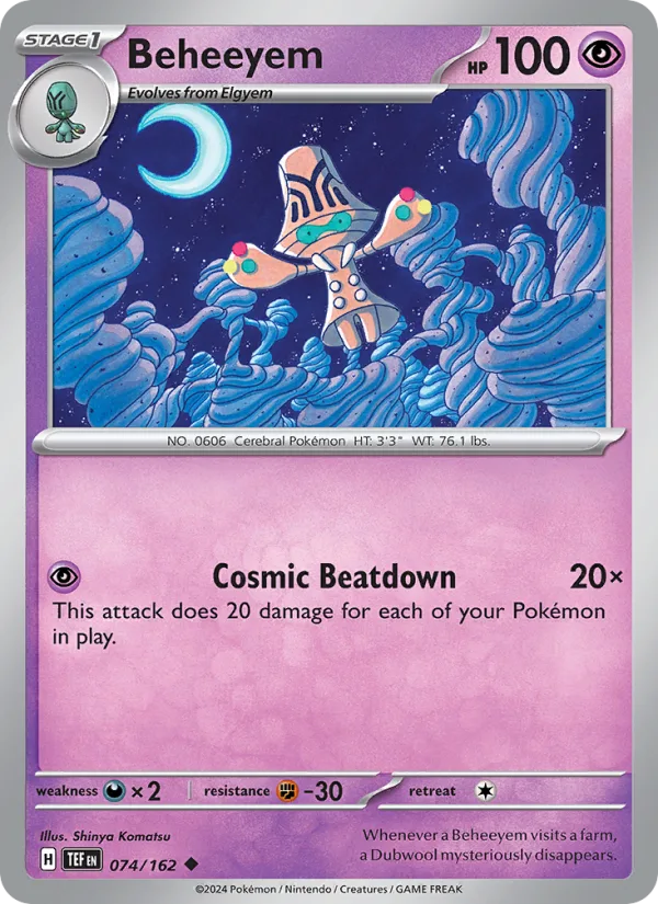 Beheeyem · Temporal Forces 074/162