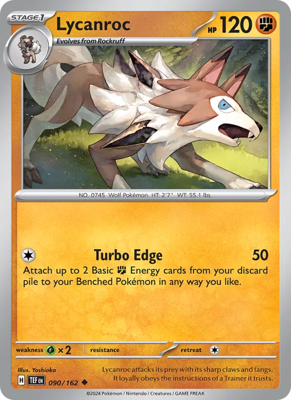 Lycanroc · Temporal Forces 090/162