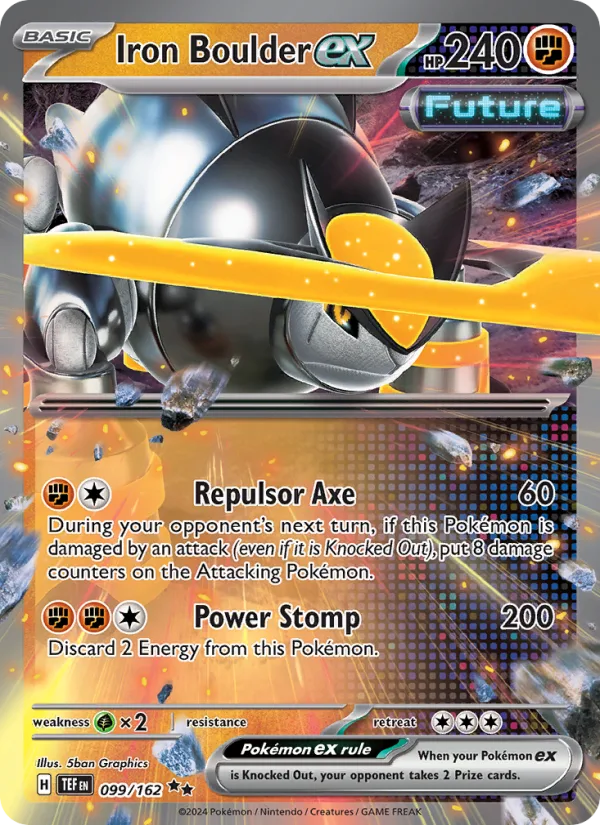 Iron Boulder ex · Temporal Forces 099/162