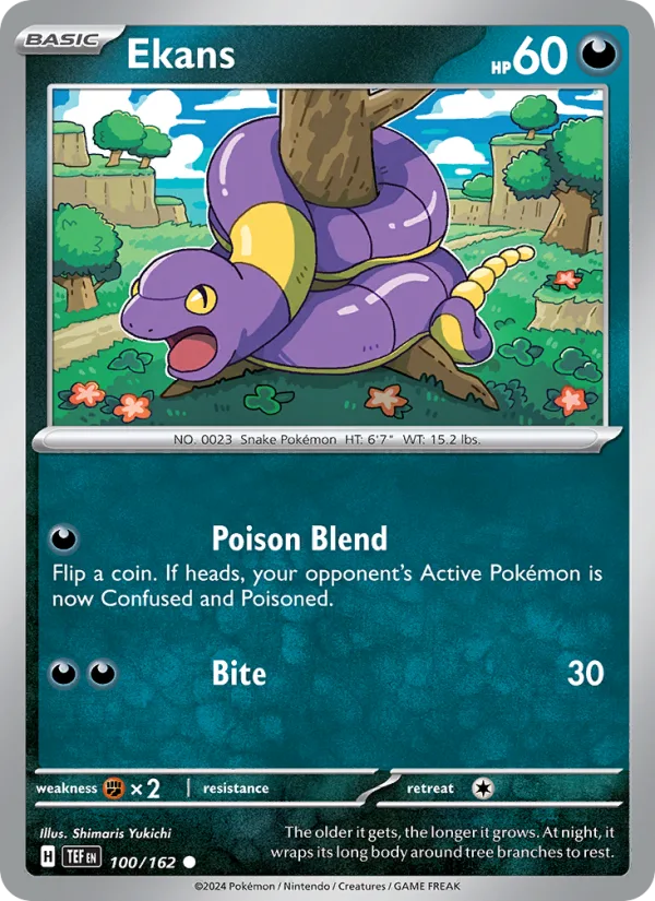 Ekans · Temporal Forces 100/162