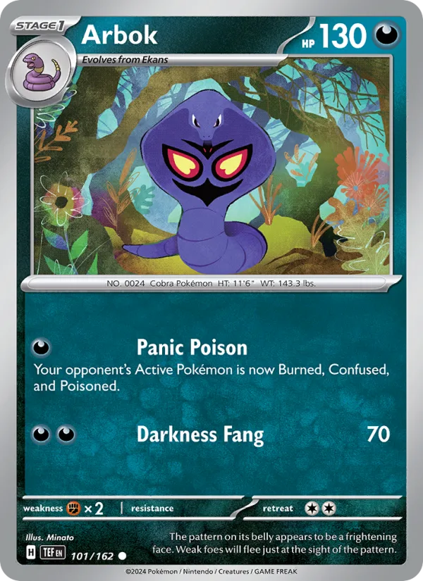 Arbok · Temporal Forces 101/162