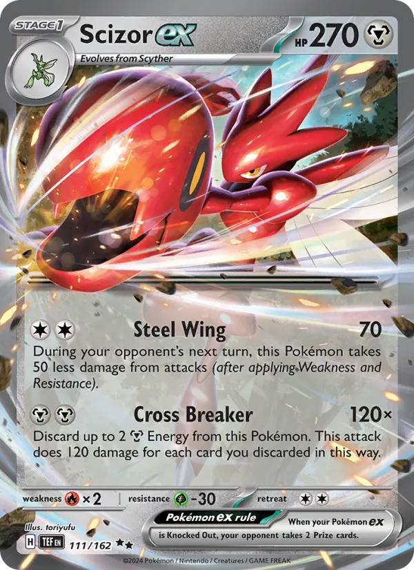 Scizor ex · Temporal Forces 111/162