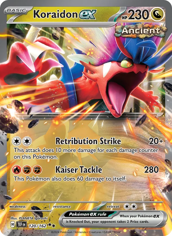 Koraidon ex · Temporal Forces 120/162