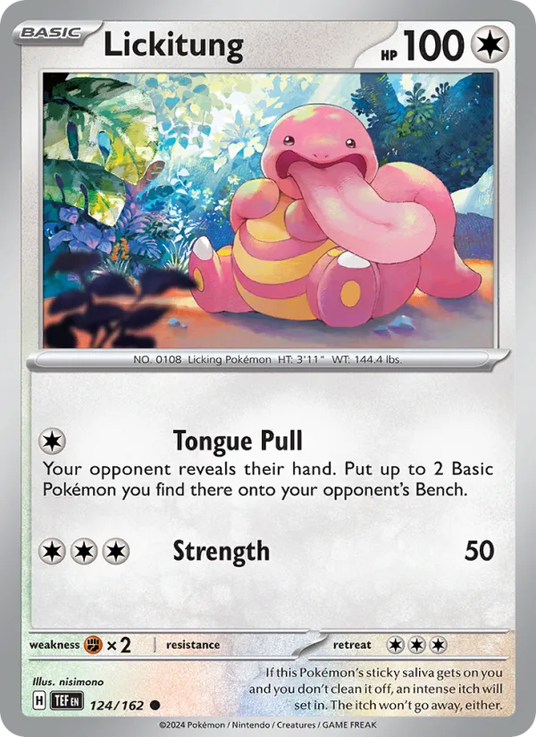 Lickitung · Temporal Forces 124/162