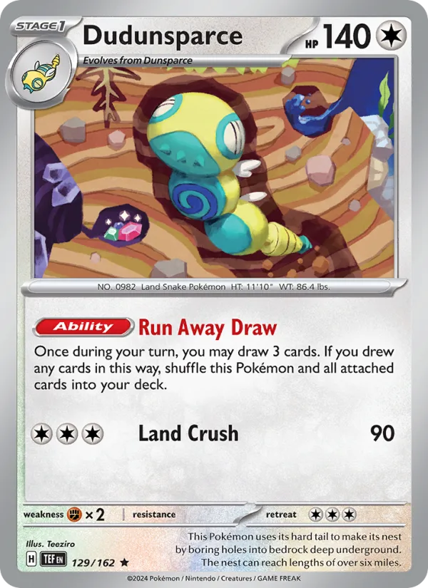 Dudunsparce · Temporal Forces 129/162
