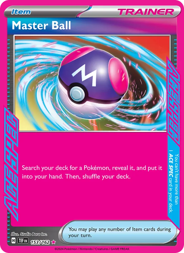Master Ball · Temporal Forces 153/162