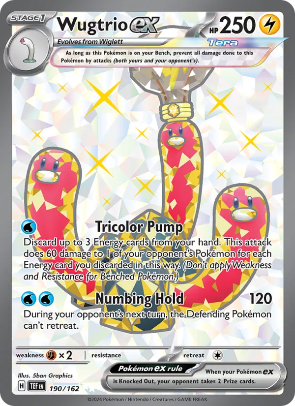 Wugtrio ex · Temporal Forces 190/162