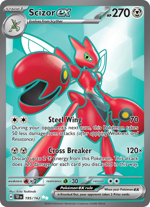 Scizor ex · Temporal Forces 195/162