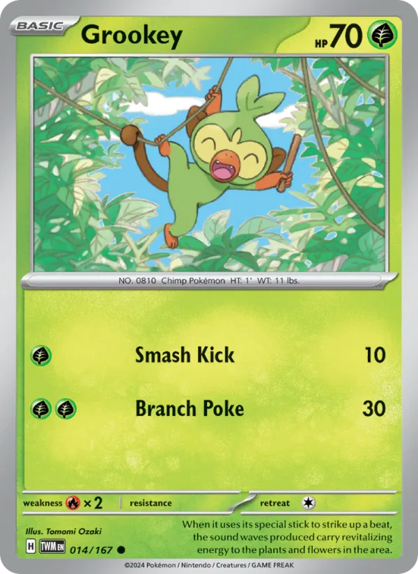 Grookey · Twilight Masquerade 014/167