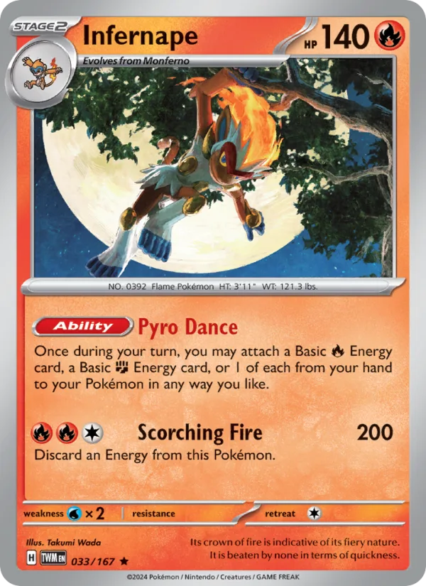 Infernape · Twilight Masquerade 033/167