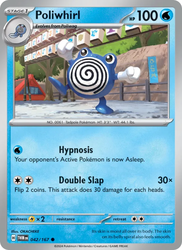 Poliwhirl · Twilight Masquerade 042/167