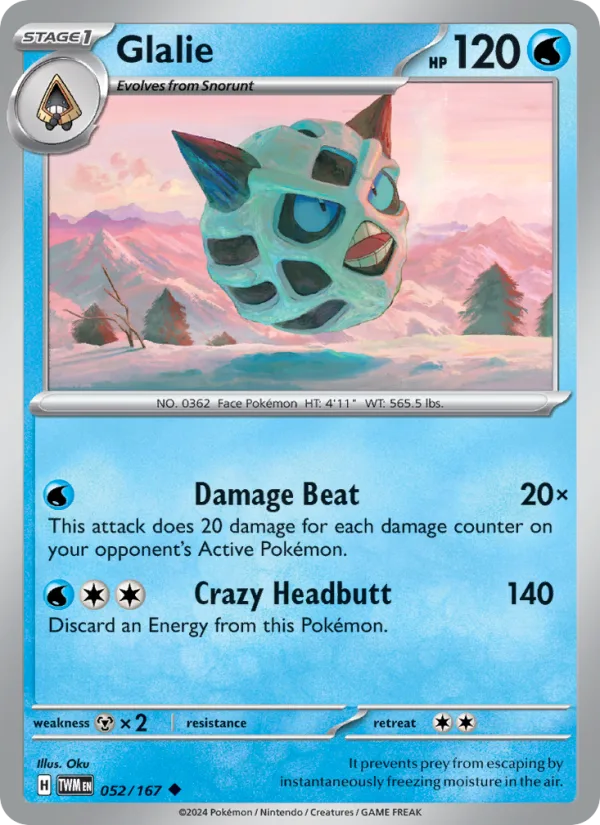 Glalie · Twilight Masquerade 052/167