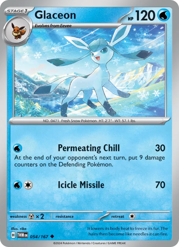Glaceon · Twilight Masquerade 054/167