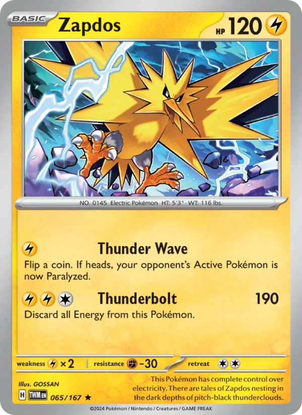 Zapdos · Twilight Masquerade 065/167