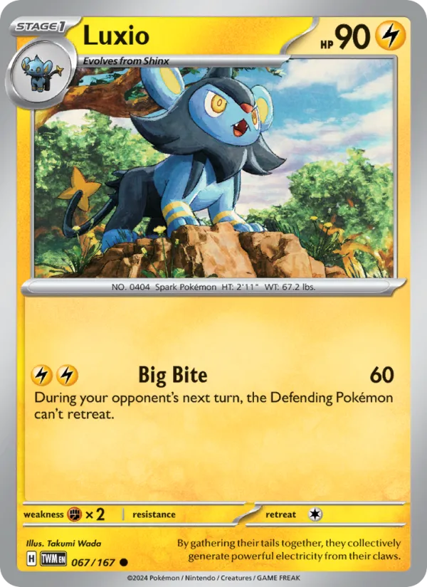 Luxio · Twilight Masquerade 067/167