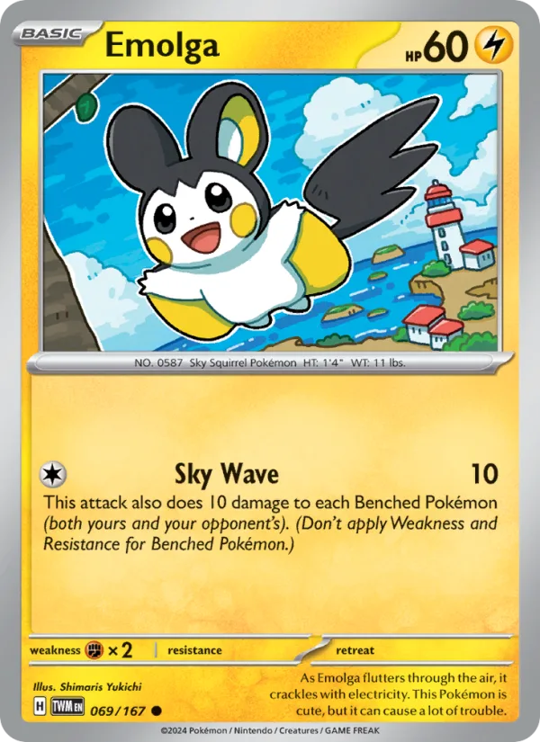 Emolga · Twilight Masquerade 069/167